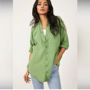 We The Free Summer Daydream Button-Down Shirt